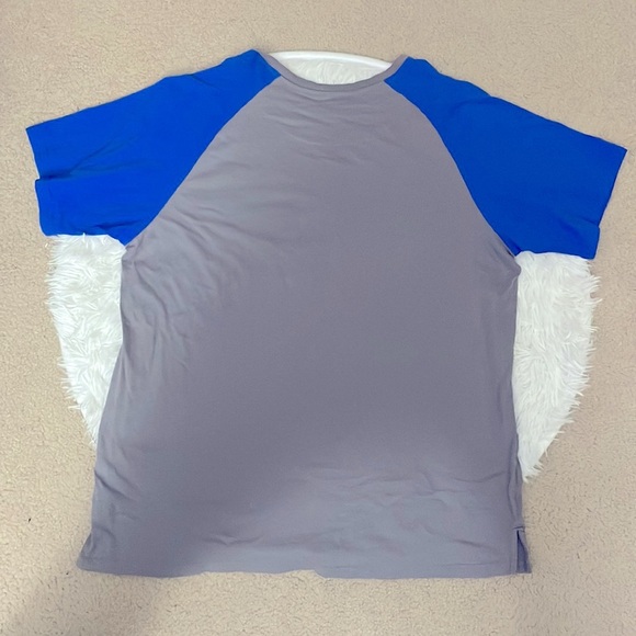 Disney Parks Blue and Gray Plaid Checkered Pocket Mickey Mouse T-Shirt - Picture 5 of 5